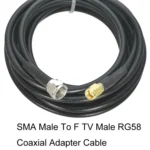 SMA Male To F TV Male RG58 Coaxial Adapter Cable - Image 2