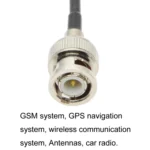 BNC Male To UHF Female RG58 Coaxial Adapter Cable - Image 4