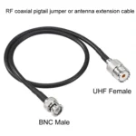 BNC Male To UHF Female RG58 Coaxial Adapter Cable - Image 5