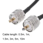 UHF Male To UHF Male RG58 Coaxial Adapter Cable - Image 3