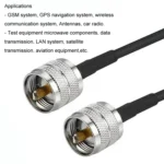 UHF Male To UHF Male RG58 Coaxial Adapter Cable - Image 4