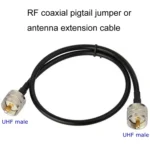 UHF Male To UHF Male RG58 Coaxial Adapter Cable - Image 5