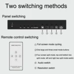 FJGEAR FJ-401HF 4 In 1 Out 4K HDMI Splitter Supports Four Screen Segmentation - Image 5