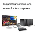 FJGEAR FJ-401HF 4 In 1 Out 4K HDMI Splitter Supports Four Screen Segmentation - Image 6