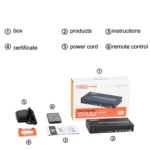 FJGEAR FJ-401HF 4 In 1 Out 4K HDMI Splitter Supports Four Screen Segmentation - Image 7