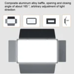 E900  55W  3000K-6500K Flat Panel Lights Live Broadcast Fill Light - Image 4