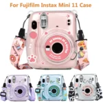 For Fujifilm Instax Mini 11 5sets Storage Case + Shoulder Strap + Sticker 3 In 1 Set - Image 3