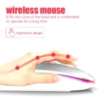 10 Inch RGB Colorful Backlit Bluetooth Keyboard And Mouse Set For Mobile Phone / Tablet - Image 5