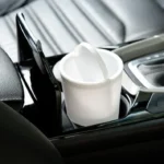 Desktop Plastic Rocker Cover Car Storage Round Barrel Car Tissue Trash Can - Image 2