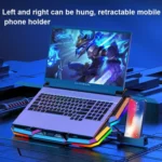 CoolCold 5V Speed Control Version Gaming Laptop Cooler Notebook Stand,Spec: - Image 3