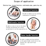 4 Keys Medical Equipment Testing Custom One-key Combo Shortcut Keyboard, Cable Length: 1.5m - Image 5