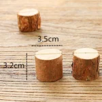 10 PCS Log Stump Note Holder Photo Clip Creative Home DIY Decorative Ornaments Shooting Props - Image 3