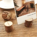 10 PCS Log Stump Note Holder Photo Clip Creative Home DIY Decorative Ornaments Shooting Props - Image 5