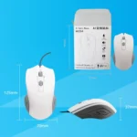 Pcsensor MOS4 4 Keys 2400DPI Game Intelligent Voice Recognition Input Mouse, Cable Length: 1.5m - Image 7