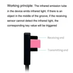 Pcsensor USW1IR20B Office Game Home USB Photoelectric Sensor Switch Automatic Scanner - Image 4