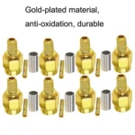 Plug Connector Crimp For RG58 / LMR195 / RG142 / RG400 - Image 3