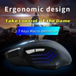 MOS7 7 Keys One-click Combo Custom Keyboard Shortcuts Game Mice, Cable Length: 2m - Image 7