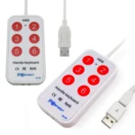 6 Keys Custom PS Shortcut Keys Medical Ultrasound Acquisition USB Keypad, Cable Length: 2m - Image 2