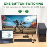 KCEVE-201TC HDMI +Type-C Input 2 In 1 Out 4K 60HZ KVM HD Switcher - Image 6