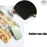 5 PCS Creative Cute Cartoon Rabbit Girl Mouse Pad Laptop Student Mouse Pad - Image 5