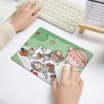 5 PCS Creative Cute Cartoon Rabbit Girl Mouse Pad Laptop Student Mouse Pad - Image 7