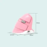 DELUX M618Mini Colorful Wireless Luminous Vertical Mouse Bluetooth Rechargeable Vertical Mouse - Image 3