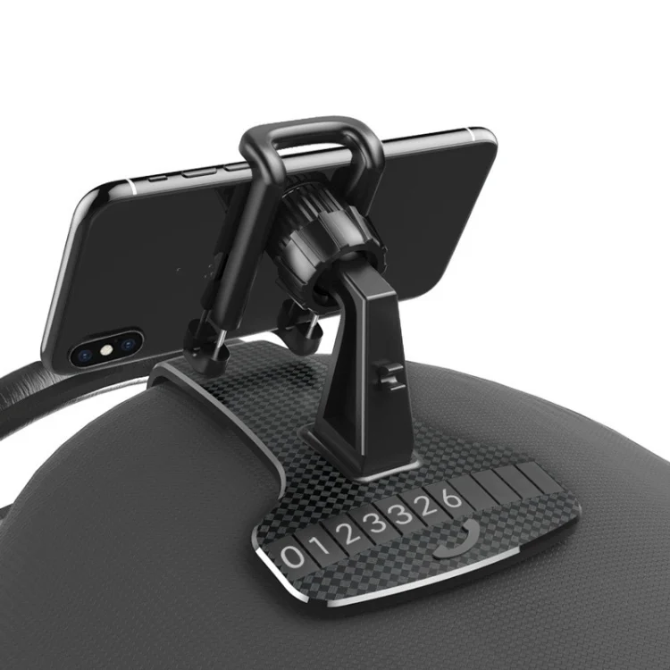 TBD04268812_2.webp Car Mobile Phone Holder Buckle Instrument Trolley Inner Clip Mobile Phone Navigation Bracket With Number Plate - Image 3