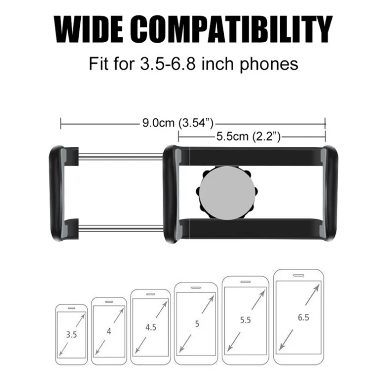 TBD04268812_6.webp Car Mobile Phone Holder Buckle Instrument Trolley Inner Clip Mobile Phone Navigation Bracket With Number Plate - Image 7