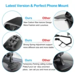 Car Mobile Phone Holder Buckle Instrument Trolley Inner Clip Mobile Phone Navigation Bracket With Number Plate - Image 8