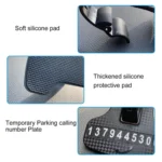 Car Mobile Phone Holder Buckle Instrument Trolley Inner Clip Mobile Phone Navigation Bracket With Number Plate - Image 9