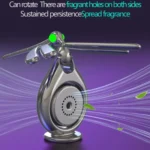 Car Aromatherapy Creative Car Perfume Decoration Rotating Balance Dragonfly - Image 4