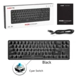 Ajazz K680T Mini USB Wired Dual-mode Charging 68-keys Laptop Bluetooth Mechanical Keyboard, Cable Length: 1.6m - Image 6