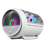 GAMEKM Genki Bomb Personality Gaming Internet Cafe Side Through Gaming Case USB 3.0 Water-cooled Desktop Computer Case - Image 2