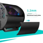 GAMEKM Genki Bomb Personality Gaming Internet Cafe Side Through Gaming Case USB 3.0 Water-cooled Desktop Computer Case - Image 6