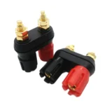 10 PCS Double Plum Blossom Terminal Double Row Terminal Audio Terminal - Image 2