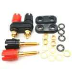 10 PCS Double Plum Blossom Terminal Double Row Terminal Audio Terminal - Image 4