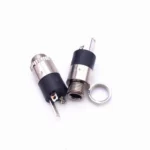 50 PCS Headphone Jack 3.5 Audio Jack 3-pin with Nut Vertical Dual-channel ROHS - Image 3