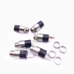 50 PCS Headphone Jack 3.5 Audio Jack 3-pin with Nut Vertical Dual-channel ROHS - Image 4