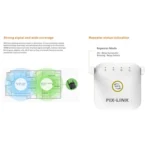 PIX-LINK WR22 300Mbps Wifi Wireless Signal Amplification Enhancement Extender - Image 7