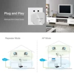 PIXLINK WR12 300Mbps WIFI Signal Amplification Enhanced Repeater - Image 6