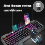 K680 RGB Rechargeable Gaming Wireless Keyboard and Mouse Set - Image 5