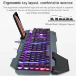 618 Internet Cafe Game Manipulator Keyboard and Mouse Set, Cable Length: 1.6m - Image 4
