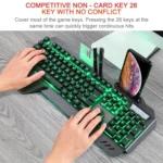 618 Internet Cafe Game Manipulator Keyboard and Mouse Set, Cable Length: 1.6m - Image 6