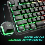 ZIYOULANG K16 87 Keys Colorful Mixed Light Gaming Notebook Manipulator Keyboard, Cable Length: 1.5m - Image 5