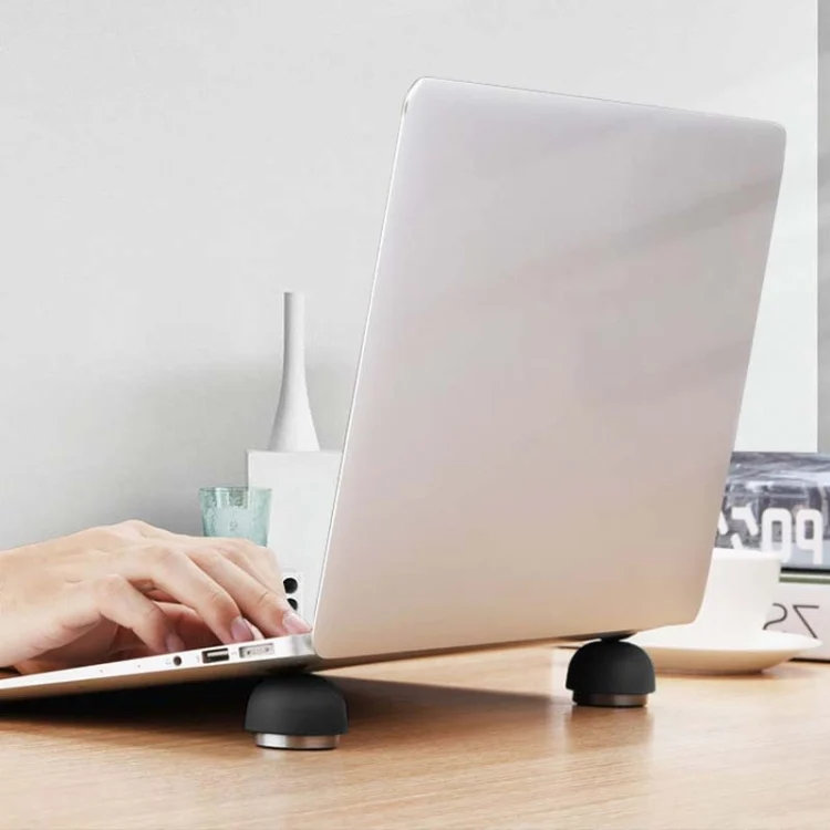 Creative Laptop Compact Portable Invisible Mushroom Stand Desktop Heightening Fan Heater Shelf