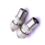 50 PCS Metal Antenna TV Plug Video Radio Frequency Cable Plug RF Male Head - Image 3