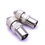 50 PCS Metal Antenna TV Plug Video Radio Frequency Cable Plug RF Male Head - Image 4