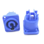 10 PCS Power Amplifier Audio Speaker Three-core Power Plug 3P LED Screen Power Audio Socket - Image 2