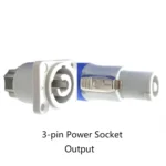 10 PCS Power Amplifier Audio Speaker Three-core Power Plug 3P LED Screen Power Audio Socket - Image 3