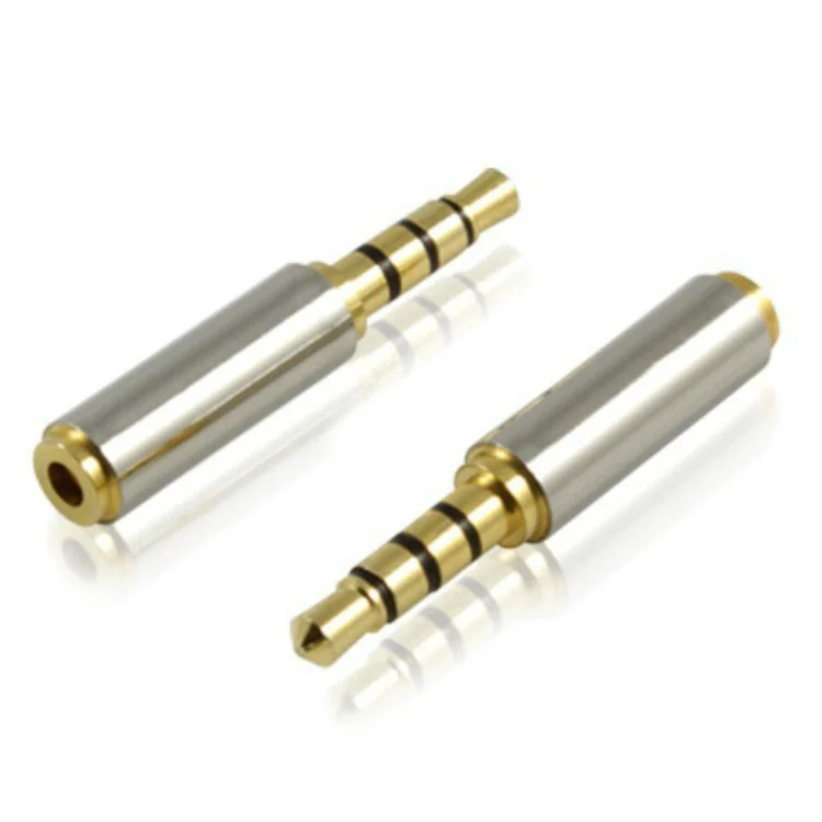 TBD04270417.webp 10 PCS 2.5 Four-level Revolution to 3.5 Female Adapter Mobile Phone Headset Adapter - Image 1